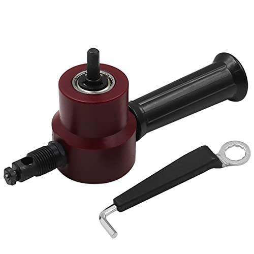 Elektro-Rasenmäher, Blechschneider Doppelkopf-Eisenknabber-Schneidwerkzeug Bohrmaschine Aufsatz Modifikation Plattenstanze Schere Einstellbar(Set B) von DMETE