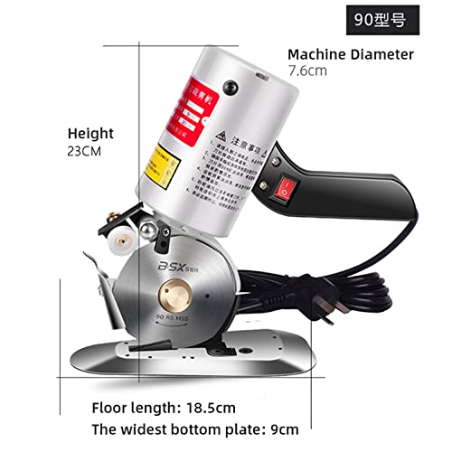 Elektro-Rasenmäher, Elektrische Schere for Stoff Elektrische Schere Stoffschneider Schneidemaschine Kit Schneiden Handwerkzeug Rundmesser von DMETE
