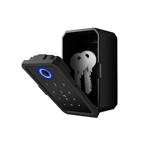 Elektronischer Safe, Schlüsselkasten, Tuya Control, 4.1, Gateway, wasserdicht, for den Außenbereich, Sicherheit, Fingerabdruck, sichere Aufbewahrung Wohnungsmakler Ersatz(Tuya Key Box) von DMETE