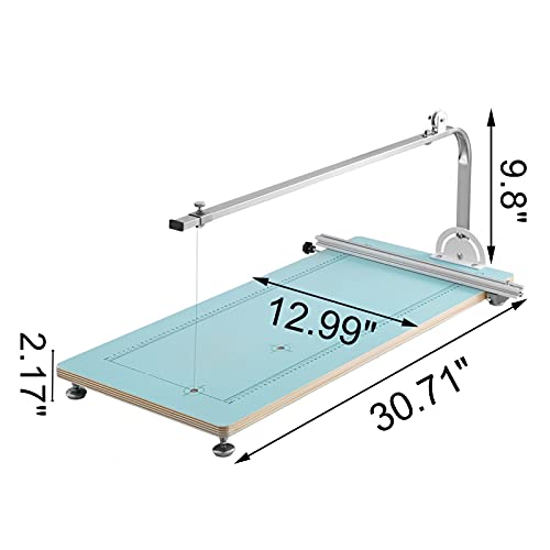 Foam Cutter Machine 30.7x13x9.8 Inch Adjustable Angle Controllable Temperature Table Fire MDF + Alloy For Carving Modeling Leistungsstärker und effizienter(30.7 x 13 x 2.2INCH) von DMETE
