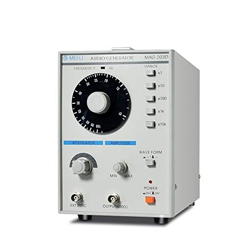 Funktionssignalgenerator 10Hz-1MHz MAG-203D Sinuswellenform Audio-Signalquelle mit geringer Verzerrung Einfache Messungen(220V) von DMETE
