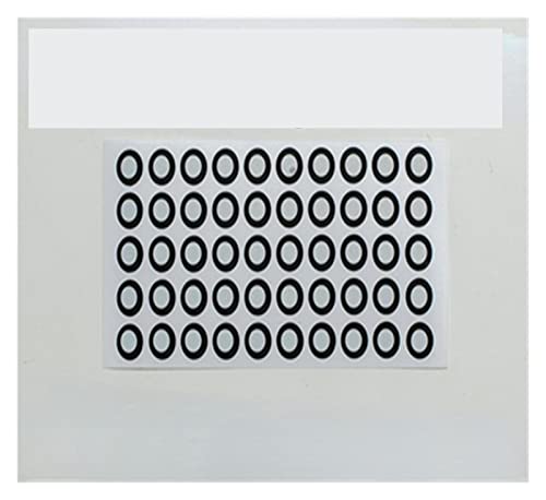 Handgehaltener 3D-Scanner Magnetischer 3D-Markierungspunkt Klebepunkt-Reflektor-Markierungspunkt Präzises Scannen(6mm x 10mm viscosity-01) von DMETE