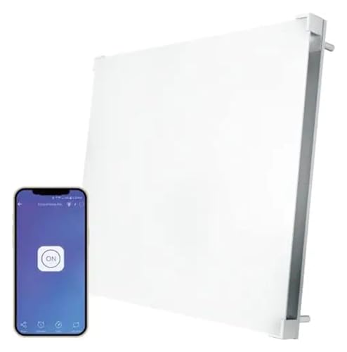 Intelligentes Raumheizpaneel – koppelbar mit App – 400 W Konvektionsheizung – for 120 m² große Räume – 120 V Überhitzungsschutz(0W Heat Guard - WiFi) von DMETE