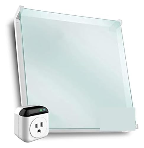 Intelligentes Raumheizpaneel – koppelbar mit App – 400 W Konvektionsheizung – for 120 m² große Räume – 120 V Überhitzungsschutz(D - WiFi Plugin Stat-01) von DMETE