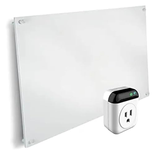 Intelligentes Raumheizpaneel – koppelbar mit App – 400 W Konvektionsheizung – for 120 m² große Räume – 120 V Überhitzungsschutz(L - Wifi Plugin Stat) von DMETE