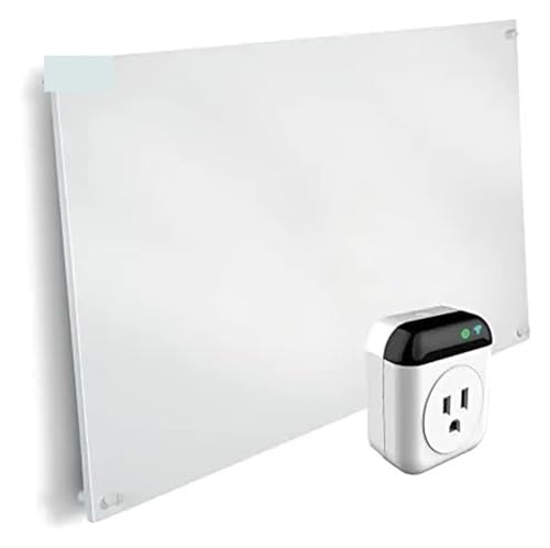 Intelligentes Raumheizpaneel – lässt sich mit der EW-App kombinieren – 400-W-Konvektionsheizung – for 120 Quadratmeter große Räume – 120 V Überhitzungsschutz(D - WiFi Plugin Stat-01) von DMETE
