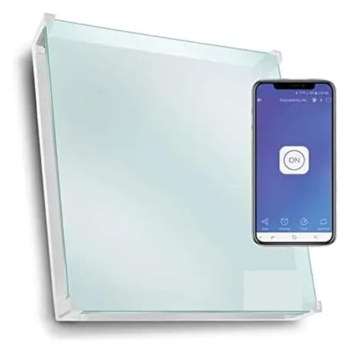 Intelligentes Raumheizpaneel – lässt sich mit der EW-App kombinieren – 400-W-Konvektionsheizung – for 120 Quadratmeter große Räume – 120 V Überhitzungsschutz(Ss Heat Guard - WiFi) von DMETE
