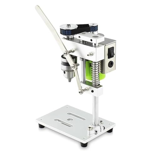 Kleine Mini-Tischbohrmaschine, Tischbohrmaschine mit Gleichstromgeschwindigkeit, Stanzmaschine, Haushaltspräzision, DIY-Bohrmaschine Métal Bois DIY von DMETE