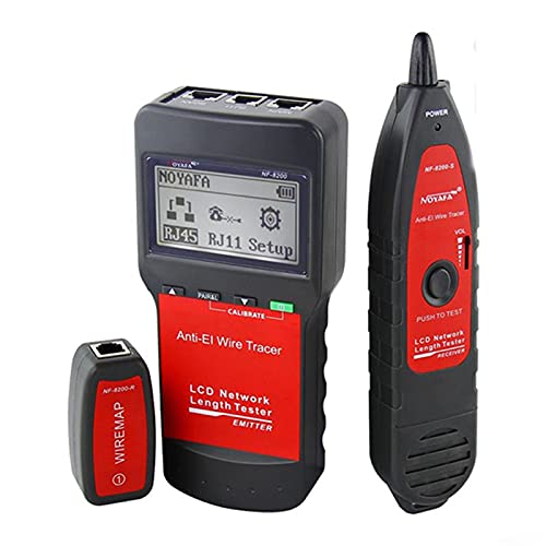 LCD Network anzeigen. LAN Kabelprüfkabel Continuity Tester Inspection Wire Tracker Länge Tester Für Ethernet und Telefon LCD Network anzeigen. LAN Kabelprüfkabel Continuity Tester Inspection Wire Tracker Länge Tester Für Ethernet und Telefon von DMETE