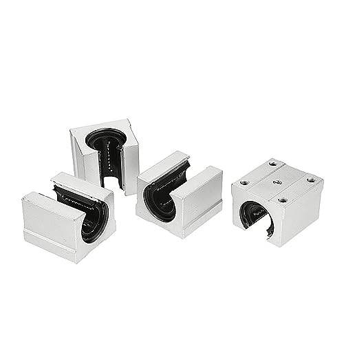 Lineare Gleitführungsschiene, 4 Teile/los SBR12UU SBR16UU SBR20UU 12mm16mm 20mm Linear Kugellager Block CNC Router Linear Schiene CNC 3D Drucker Teil(SBR12UU) von DMETE
