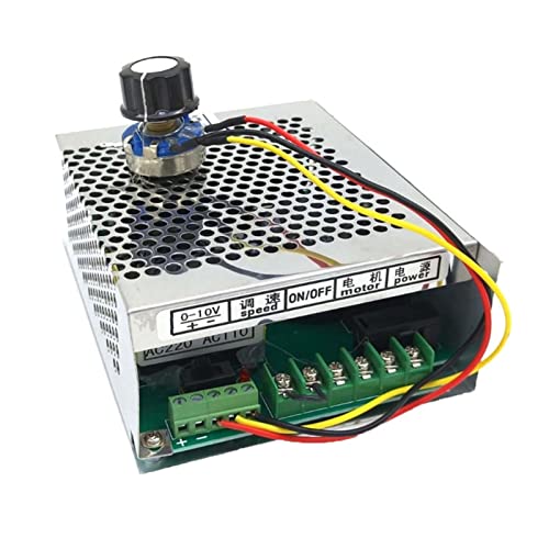 Luft gekühlt 0,2 kW. CNC Spindelmotor/Motor Kit 200w Spindelmotor + Stromversorgung Government Governor zum Gravieren Für Gravieren/Fräsen(Package2) von DMETE