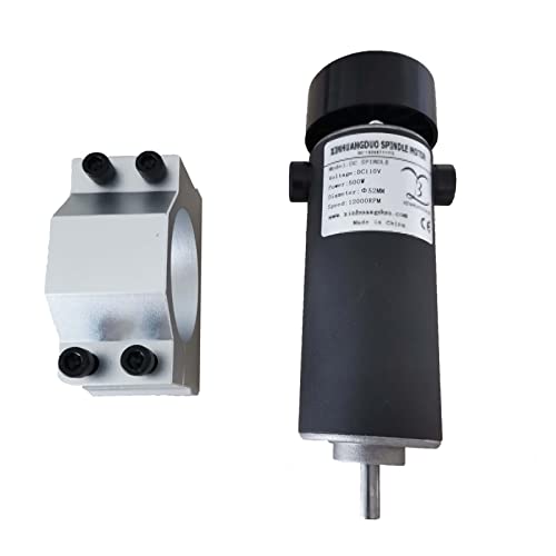 Luftgekühlte 0,5 kW. CNC Spindlemotor Kit Motor/Ventilator 500W Spindelmotor/Stromversorgung Government Gouverneur for Gravur Für Gravieren/Fräsen(Package 3) von DMETE