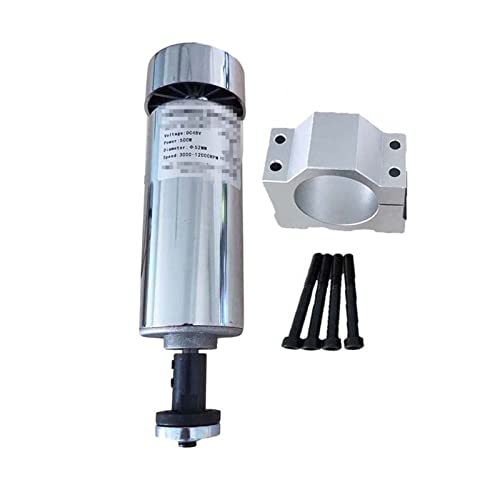 Luftgekühlte 0,5 kW. CNC Spindlemotor Winkel Mühle Kit Chuck 500 Watt Spindelmotor/Stromversorgung Government Gouverneur for Gravur Für Gravieren/Fräsen(Package 3) von DMETE