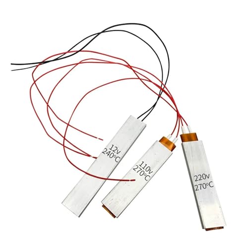 PTC-Heizelement-Heizung, Ei-Inkubator for Konstantthermostat, Thermistor, luftbeheizter Sensor, Aluminiumgehäuse Überhitzungsschutz(12v 120degree) von DMETE