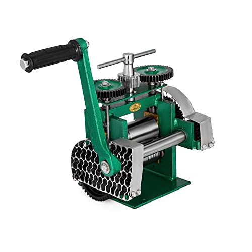 Schmuckkombination Rolling Mill Maschinenabstand Einstellbares manuelles Tabletting -Werkzeug zum Reparieren von Schmuckreparaturen Leistungsstärker und effizienter von DMETE