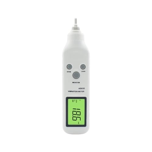 Schwingungsanalysator, AS63D Taschenvibrometer, Stiftvibrationsmessrät Tester Messrät Analysator For Den Langzeitbrauch von DMETE