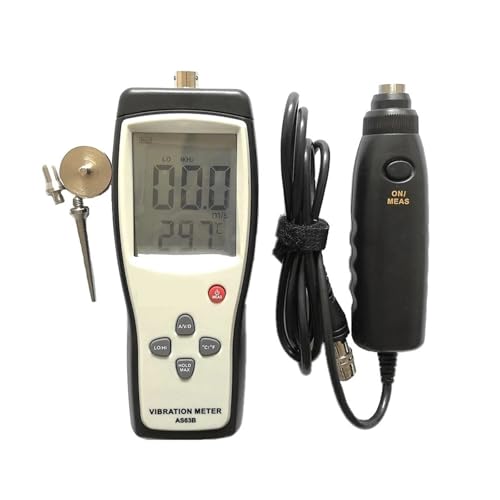 Schwingungsanalysator, Digitales Vibrationsmessrät 10 Hz ~ 1 kHz 0,1~199,9 m/s Präzisions-Vibrationsmessrät AS63B mit Trabox Schwingungsanalysator, Digitales Vibrationsmessrät 10 Hz ~ 1 kHz 0,1~199,9 m/s Präzisions-Vibrationsmessrät AS63B mit Trabox von DMETE