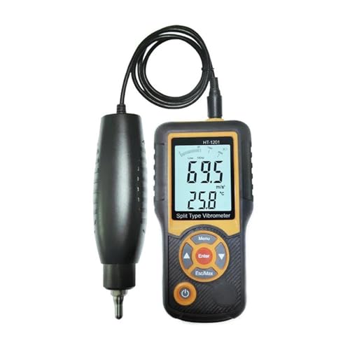 Schwingungsanalysator, HT-1201 Tragbarer LCD-Vibrationsanalysator-Tester Messrät Vibrometer Messrät 0,1-199,9 m/s Digital Split Typ Vibrometer Schwingungsanalysator, HT-1201 Tragbarer LCD-Vibrationsanalysator-Tester Messrät Vibrometer Messrät 0,1-199,9 m/s Digital Split Typ Vibrometer von DMETE