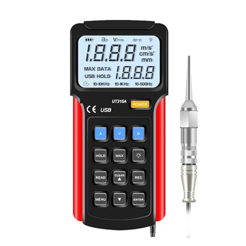 Schwingungsanalysator, UT315A Industrielles digitales Vibrationsmessrät rätesonde Vibrationsanalysator Präzisionsmaß Vibratortester Handheld Schwingungsanalysator, UT315A Industrielles digitales Vibrationsmessrät rätesonde Vibrationsanalysator Präzisionsmaß Vibratortester Handheld von DMETE