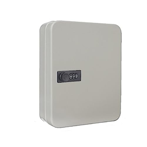 Sichere Aufbewahrungsbox mit mehreren Schlüsseln, Kombinations-/Schlüsselschloss, Ersatz-Autoschlüssel-Organizer-Box for den Einsatz im Home Office Factory Store Wohnungsmakler Ersatz(M-White-Key) von DMETE