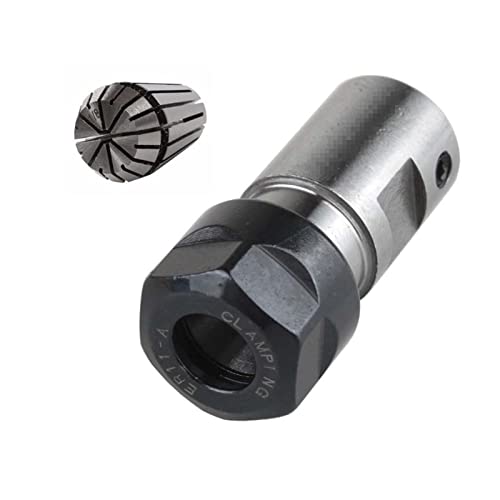 Spindelmaschinenmaschine Klemmstange ER11 Welle 6 Motor verlängerte Klemmmesser -Gravurmaschinen -Bohrer -Set mit mit ER11 COLLET Für Gravieren/Fräsen(6mm 6.35mm collet) von DMETE