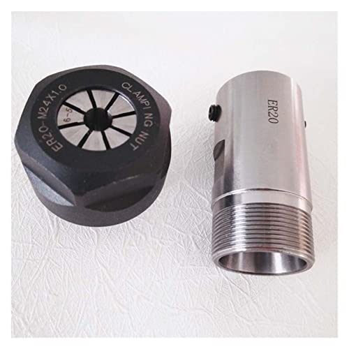 Spindelmaschinenmaschine Klemmstange ER20 Welle 8 Motor verlängerte Klemmmesser -Gravurmaschinen -Bohrer -Set mit mit ER20 Futter Für Gravieren/Fräsen(22.0mm) von DMETE