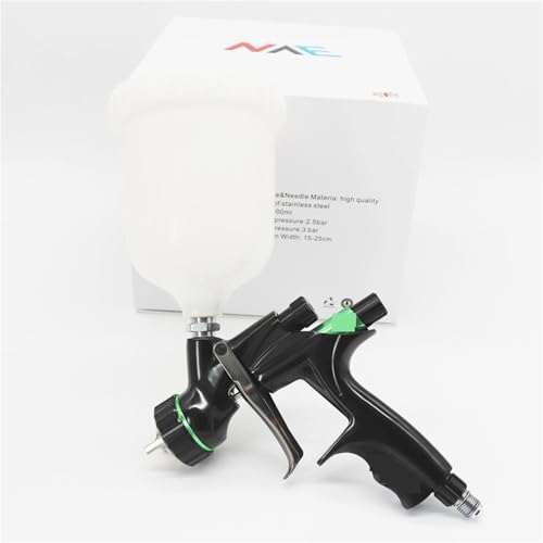 Spritzpistole 1,3 mm Autolack Sprayer Airbrush Malerei Werkzeug for Wasserbasis for Basislack Airless DIY-Malerei(B) von DMETE
