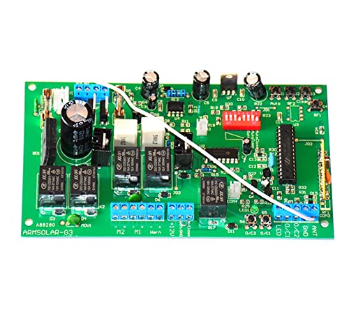 Toröffnungssatz, 1. 2V DC. Swing Control Board mit 4 stücke Fernbedienung for DC Linearer Dual-Schwenkarm Elektronischer Türmotor(12V board 4remotes) von DMETE