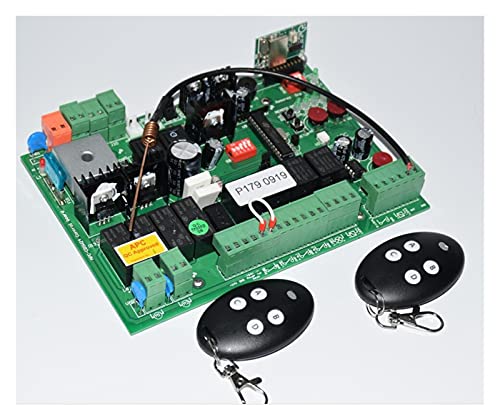 Toröffnungssatz, 2. 4VDC Automatisches Doppelwaffen Swing Gate Opener Bedienfeld PCB Leiterplatte Motorkarte Motherboard Controller(Kit 5) von DMETE