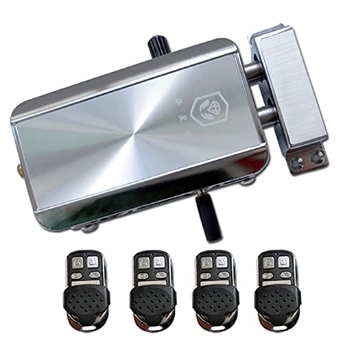 Toröffnungssatz, Bluetooth Anti Diebstahl 4 Fernbedienung Stealth Door Gate Smart Battery Power Electronic Latch Lock Villa Home Office Security(Kit 3) von DMETE
