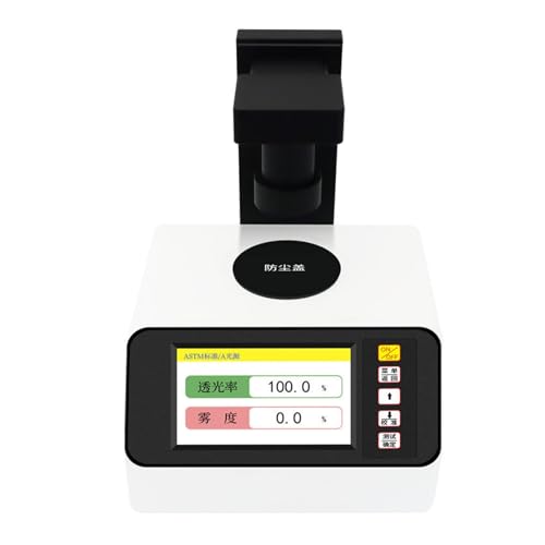 Trübungsmessrät YHT300, Durchlässigkeitsmessrät for Film, Kunststoff, transparentes, mattiertes Material, Trübungstester Messgerät(15mm) von DMETE