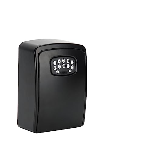 Tuya Smart Home Schlüssel Lagerung Geheimnis Box APP Entsperren Sicherheit Code Lock wasserdichte Wand Halterung Schlüssel Safe Wohnungsmakler Ersatz(Black A) von DMETE
