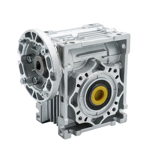 Untersetzungsgetriebe, NMRV040 Schneckentriebe mit schliffenem IEC-Flansch 71B5 71B14 63B5 63B14 56B5 und 9 mm 11 mm 14 mm Eingangswellenloch 18 mm Außendurchmesser(Ratio 80,63B14 Flange) von DMETE
