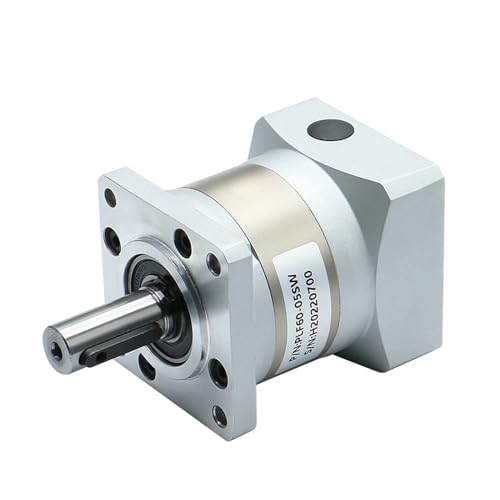 Untersetzungsgetriebe, SPLF60 Hochpräzises, räuscharmes Planeten-Arbox-Reduzierstück, passend for 23 57 8 mm Schrittmotor 24 60ST 14 mm 400 W Servo(10 to 1,Input 14 for servo) von DMETE