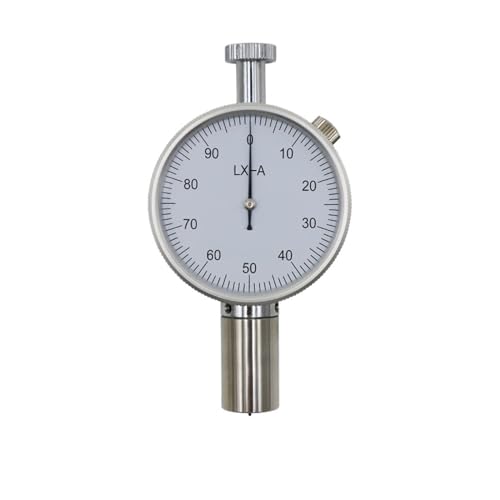Zifferblatt Shore Härte Tester Durometer LCD Shore A/C/D Penetrometer Sklerometer for Kunststoff Leder Gummi Multi-harz Komfortable Bedienung(LX-A-1) von DMETE