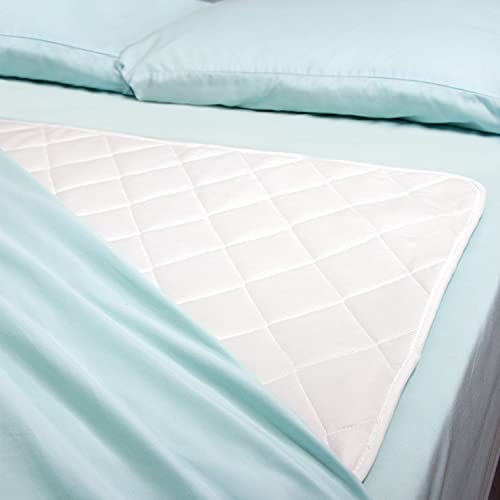 DMI Waterproof Sheet to be Used as a Bed Pad, Bed Liner, Mattress Protector, Pee Pad, Furniture Cover or Seat Protector with Quilted Slide Sheet and 3 Layers of Protection, Without Straps, 36 x 52 DMI Waterproof Sheet to be Used as a Bed Pad, Bed Liner, Mattress Protector, Pee Pad, Furniture Cover or Seat Protector with Quilted Slide Sheet and 3 Layers of Protection, Without Straps, 36 x 52 von DMI