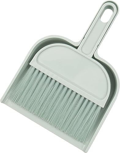 DMJJSD Mini Besen Tischfeger ‎ Schaufel Und Besen Set Kehrschaufel Und Besen Set Tischbesen Besen und Kehrschaufel Set Mini Kehrblech und Handfeger Besen für Haus, Büro, Schule und Haustier Reinigung von DMJJSD