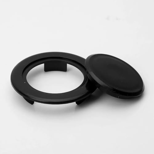 DMLAYHP Kabeldurchführung 1Set Schreibtisch Kunststoff Runde Kabellochabdeckung Draht ordentlich Tülle Kabel Organizer(Black) von DMLAYHP