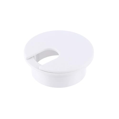 DMLAYHP Kabeldurchführung 8PCS 35/50mm Draht Loch Abdeckungen Computer Tülle Schreibtisch Kabel Loch Abdeckung Kabel Möbel Linie Ordentliche lagerung Halter Werkzeuge(White,50mm) von DMLAYHP