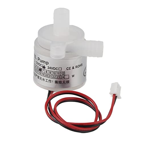 Bürstenlose Wasserpumpe weiße Mini Leichtes Lebensmittelqualität 12V DC 6W Multistage für medizinische Instrumente von DMLENGOIN