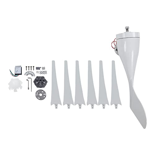 DMLENGOIN 200 -W -Hybrid -Straßenlichtüberwachung Windkraftanerator -Kit 6 Blade mit Controller (DC12V) von DMLENGOIN