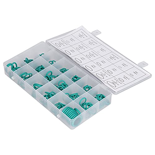 Kautschuk -Jagd -Sortiment -Set Green O Rings Dichtung Dichtung Waschmaschine 18 Größen Kit zur Reparatur einfach zu tragen von DMLENGOIN