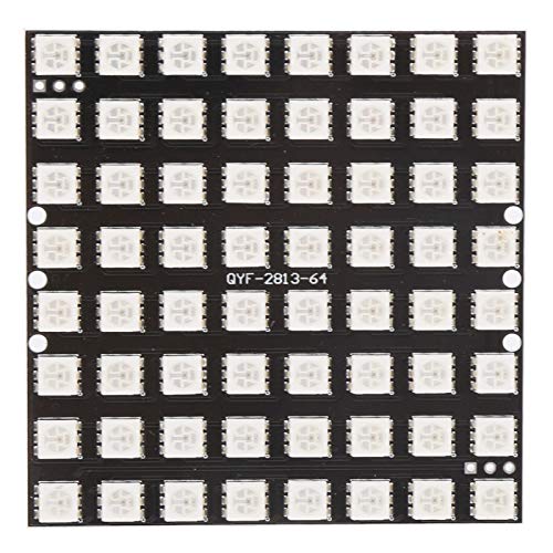 WS2812 64digit RGB 5050 LED Development Board High Hellness 5V DC für Studenten und elektronische Enthusiasten Material: PCB von DMLENGOIN