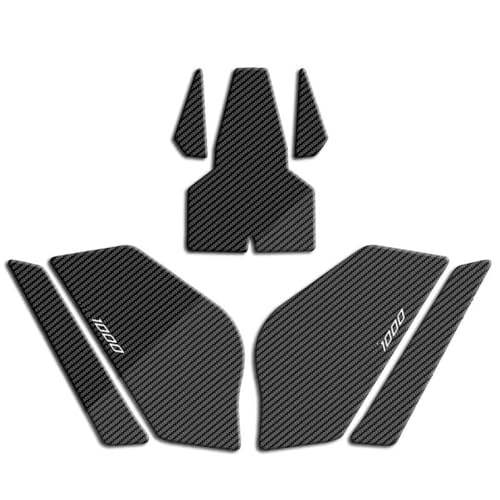 DMLHL Dekorative Anti-Rutschmatte Motorrad Kraftstoff Tank Traktion Pads Anti-rutsch Aufkleber Kraftstoff Tank Knie Pads Protektoren Für S1000XR 2020 2021 2022(Style 2) von DMLHL