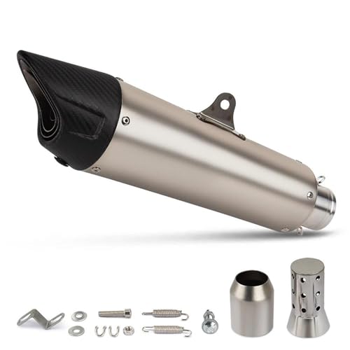 DMLHL Motorrad Auspuff Endrohr Schalldämpfer Mid-Rohr Verbindung Rohr Für B&MW S1000RR S1000R(Style 1) von DMLHL