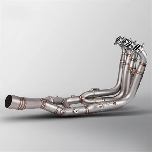 DMLHL Motorrad Auspuff System Header Vorne Link Rohr Verbinden Für B&MW S1000RR 2019-2024 S1000R 2021-2024(Style 1) von DMLHL