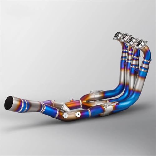 DMLHL Motorrad Auspuff System Header Vorne Link Rohr Verbinden Für B&MW S1000RR 2019-2024 S1000R 2021-2024(Style 2) von DMLHL