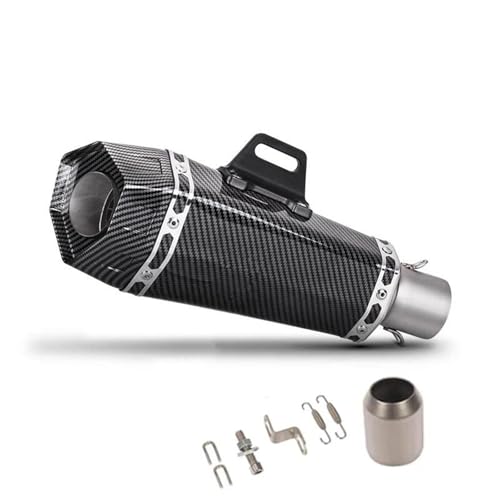 DMLHL Motorrad Schalldämpfer System Auspuff Schalldämpfer Für FZ1 R6 R15 R3 Für ZX6R 10R Für Z900 400(Style 1) von DMLHL
