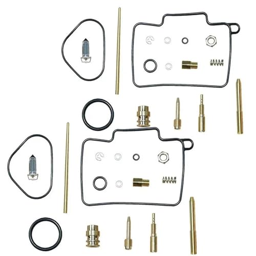 DMLHL Wellendichtring 2 Set Motorrad Vergaser Rebuild Kit Reparatur Vergaser Kit Dichtungen Für Y&amaha YZ125 YZ 125 125 1998-2007 von DMLHL
