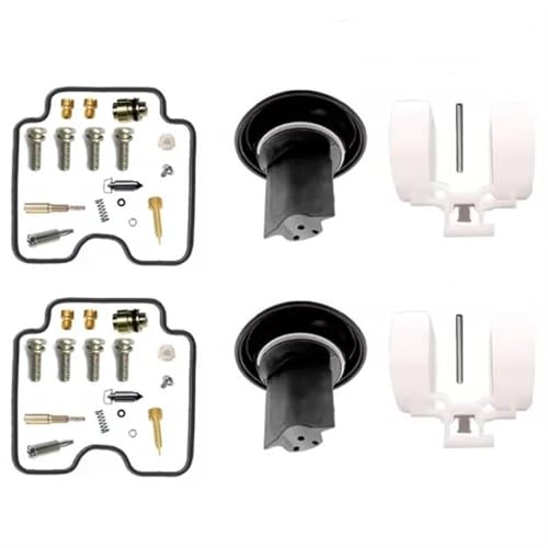 DMLHL Wellendichtring Motorrad-Vergaser-Reparatursatz Mit Schwimmermembran Für Suzuki GS500 GS-E 500 GS 500 GSE500 2001-2011(Style 4) von DMLHL